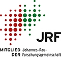 Logo "Mitglied der Johannes-Rau-Forschungsgemeinschaft e. V. (JRF)" Logo "Mitglied der Johannes-Rau-Forschungsgemeinschaft e. V. (JRF)"